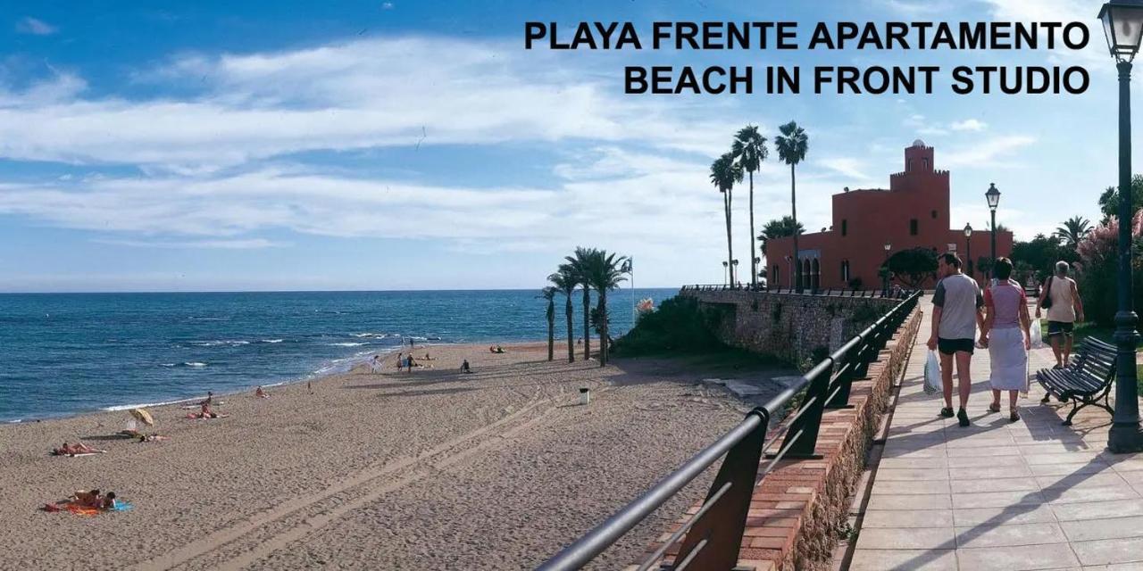 Estudio Benalbeach Primera Linea De Playa بينالماذينا المظهر الخارجي الصورة