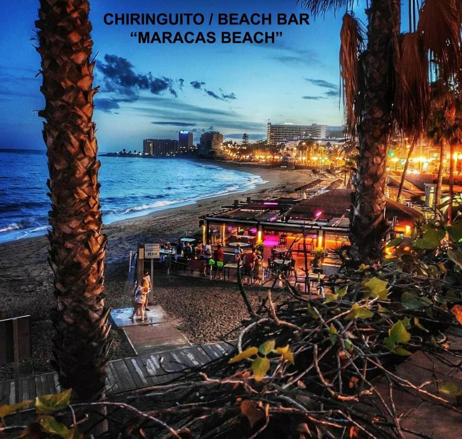 Estudio Benalbeach Primera Linea De Playa بينالماذينا المظهر الخارجي الصورة